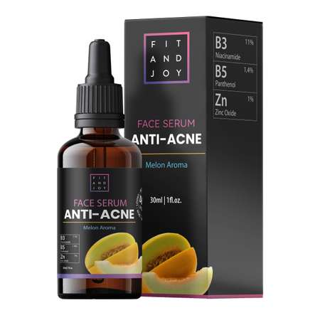 Сыворотка для лица FIT AND JOY Anti-Acne от прыщей 30 мл