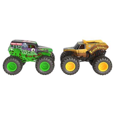 Машинка Monster Jam 1:64 2шт GraveDiggerVEarthShaker6044943/20128654