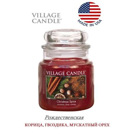 Свеча Village Candle ароматическая Рождественская 4160039