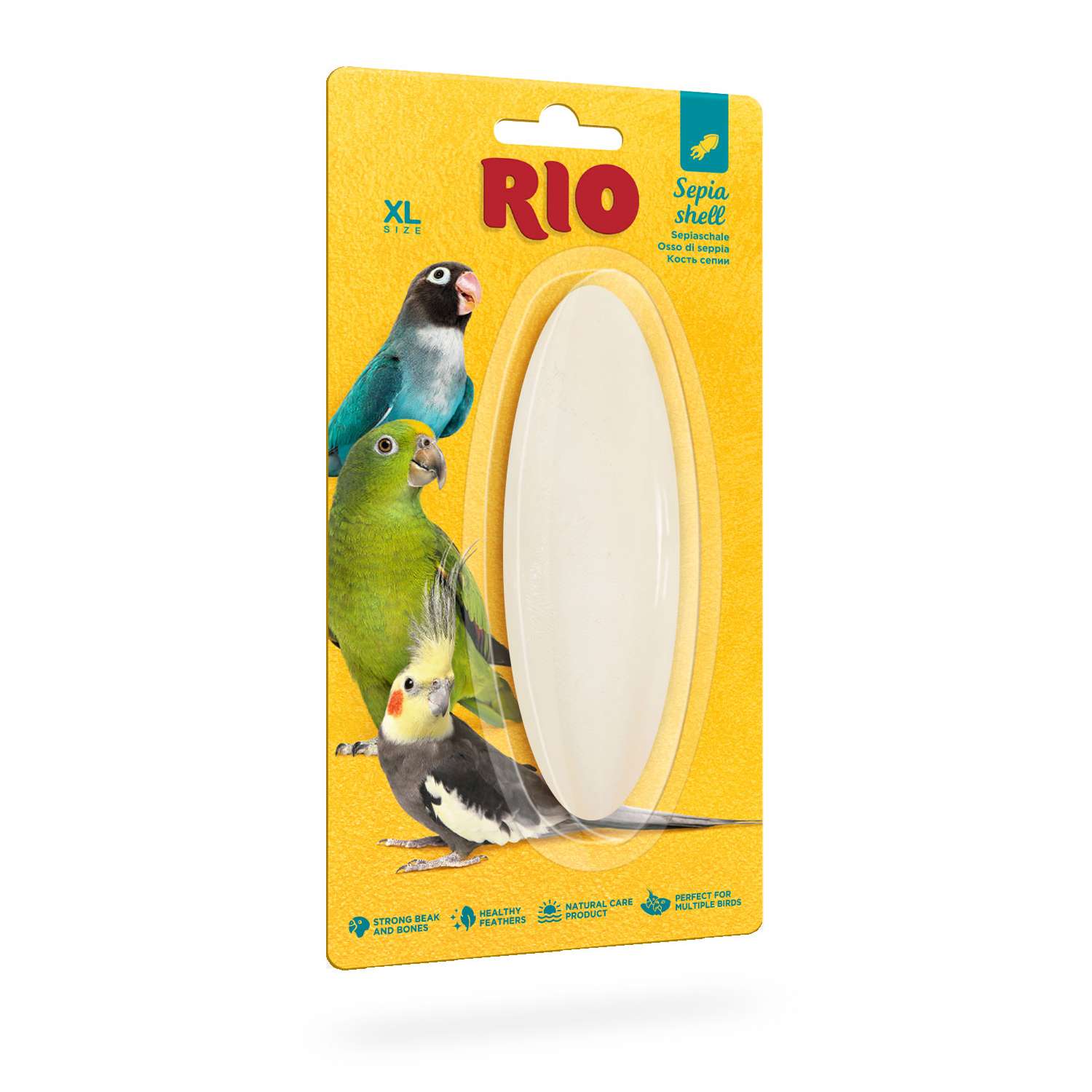 Лакомство для попугаев Rio 25г XL кость сепии для средних и крупных попугаев - фото 1