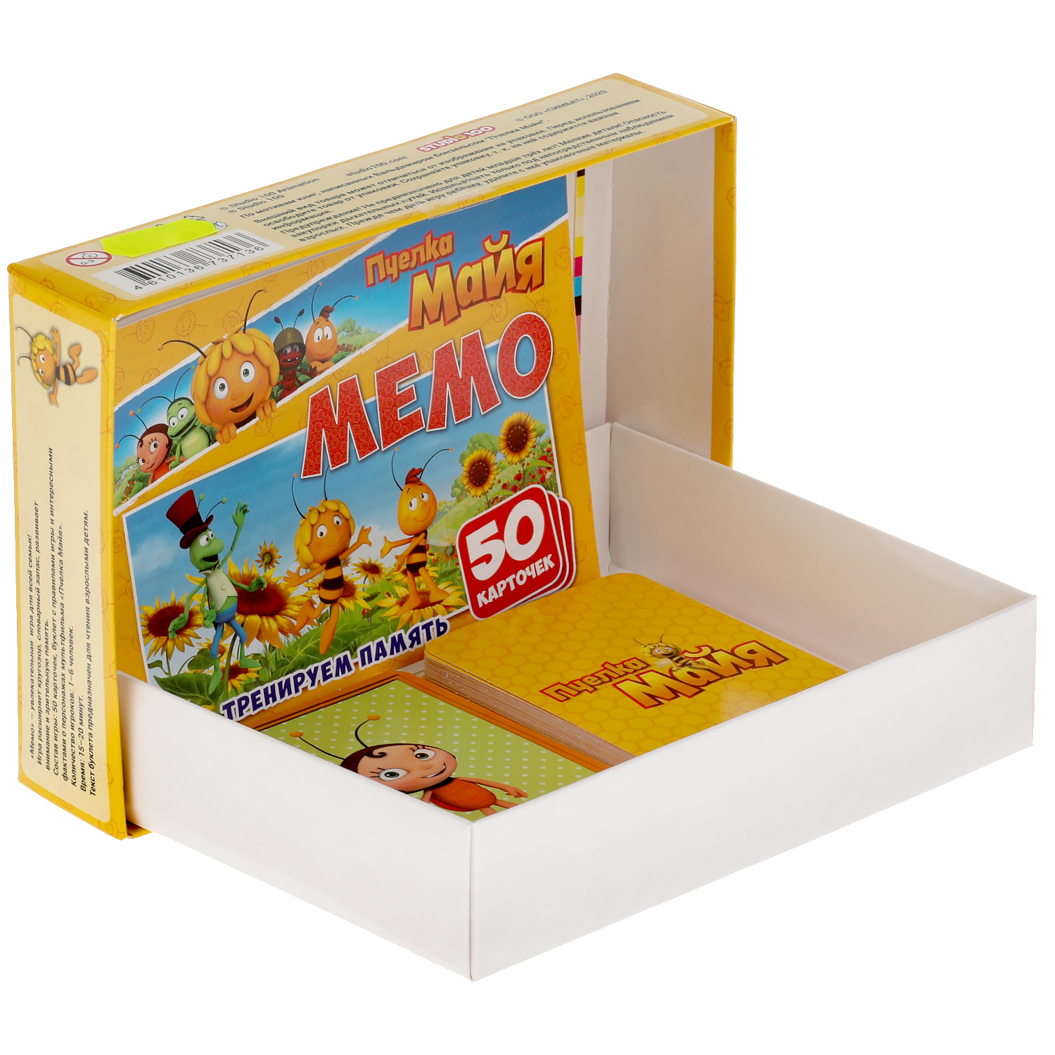 Настольная игра Умные игры Мемо Пчелка Майя - фото 2