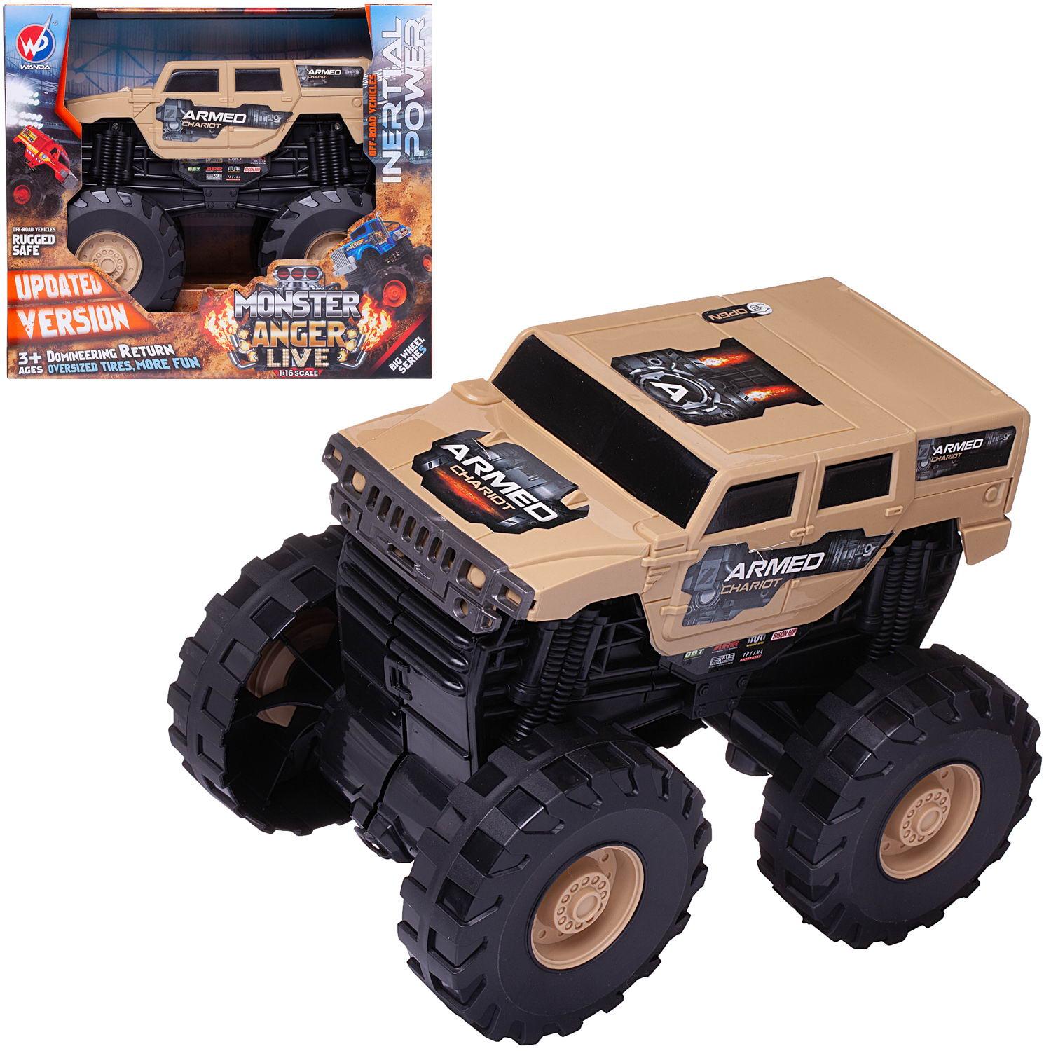 Внедорожник Junfa Jeep 1:16 бежевый WC-11582/бежевая - фото 3