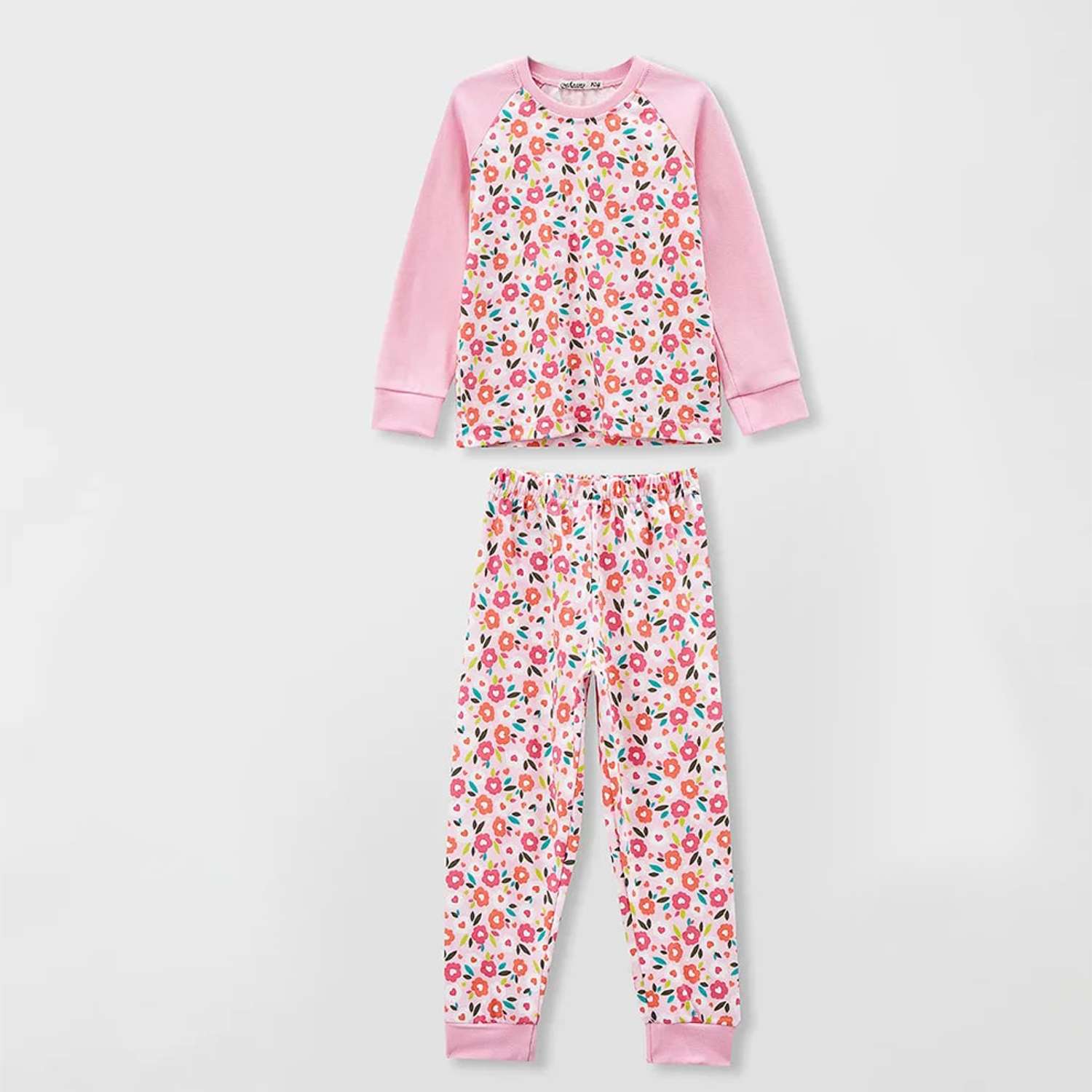 Пижама Агапэ 8301_розовый цветы - фото 11