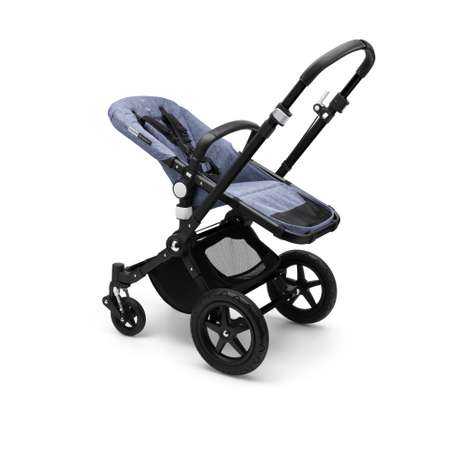 Коляска 2в1 Bugaboo Cameleon3 Plus base Black/Blue melange 239156BM01