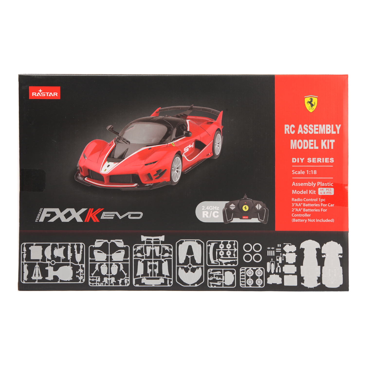 Машина Rastar РУ 1:18 сборная Ferrari 96900 96900 - фото 1