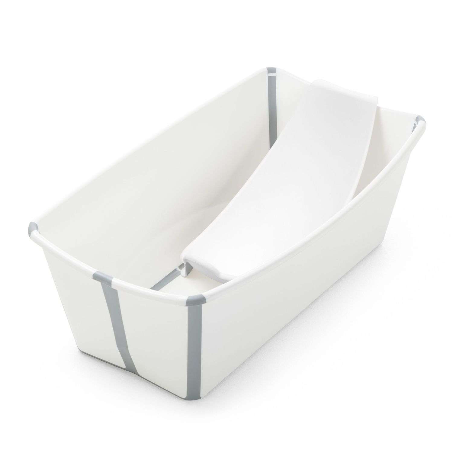 Ванночка Stokke Flexi Bath складная с горкой Белый - фото 1