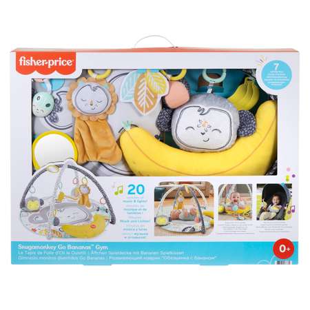 Коврик развивающий Fisher Price Обезьянка с бананом HBG85