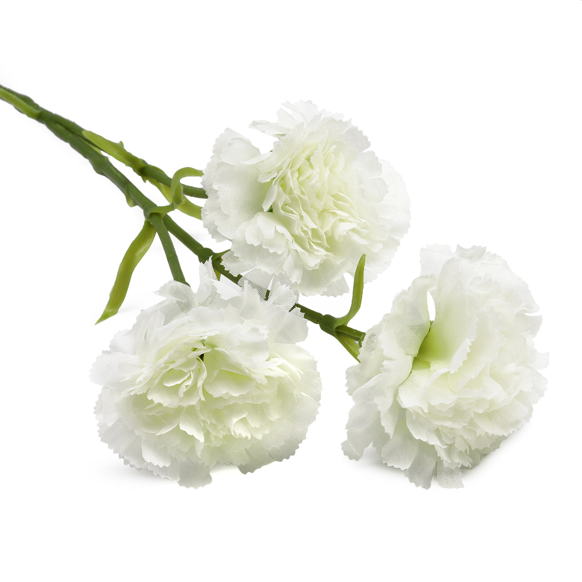 Цветок искусственный Astra Craft Гвоздика 60 см цвет белый - фото 1