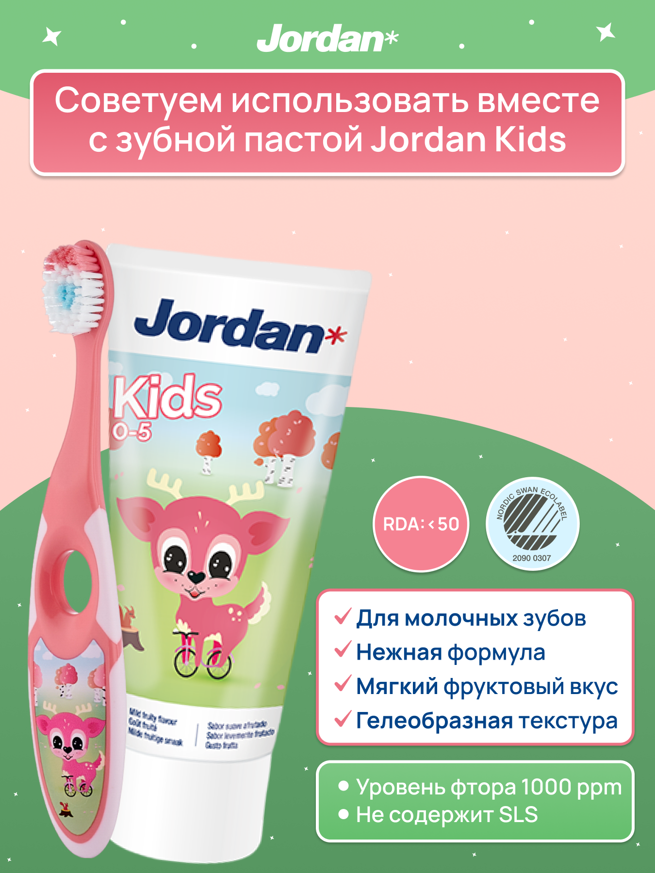 Зубная щетка JORDAN Step by Step 3-5 лет мягкая - фото 6