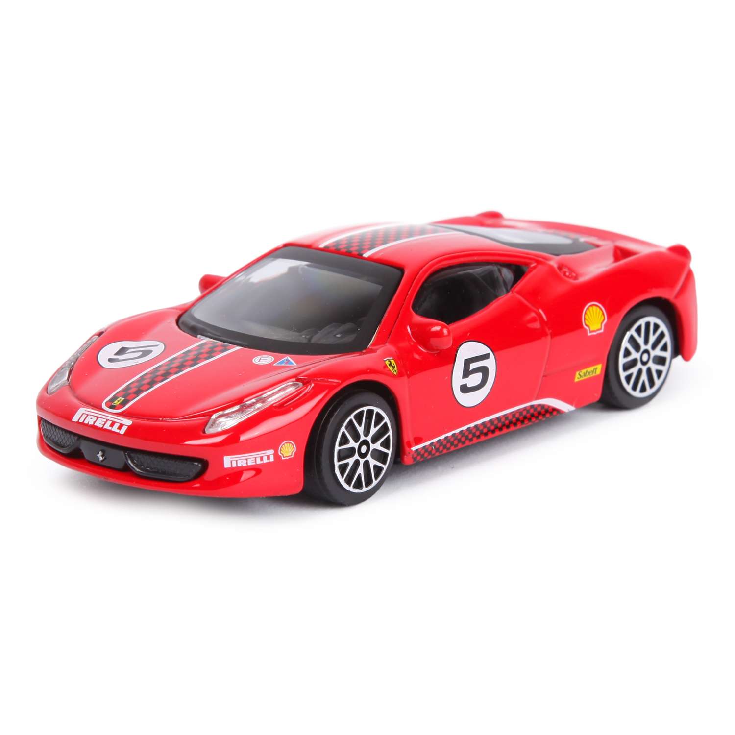 Машина BBurago 1:43 Ferrari 458 Challenge 18-31132W 18-31132W - фото 1