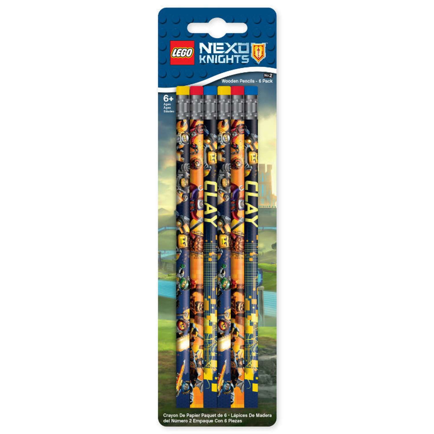 Набор карандашей LEGO ТМ грифельные 6шт 51546 - фото 1