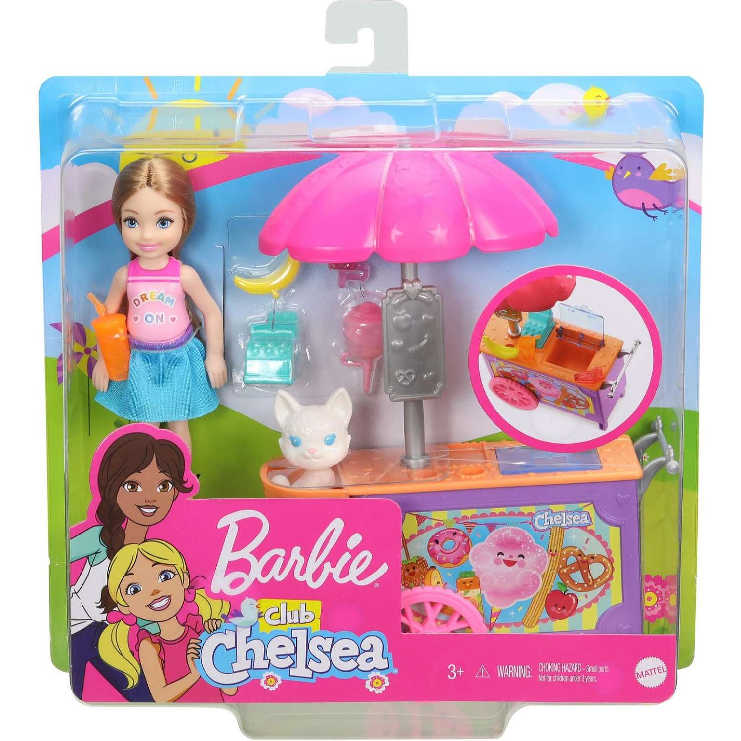 Набор игровой Barbie Челси Магазин Кафе с тележкой и аксессуарами GHV76 GHV76 - фото 2