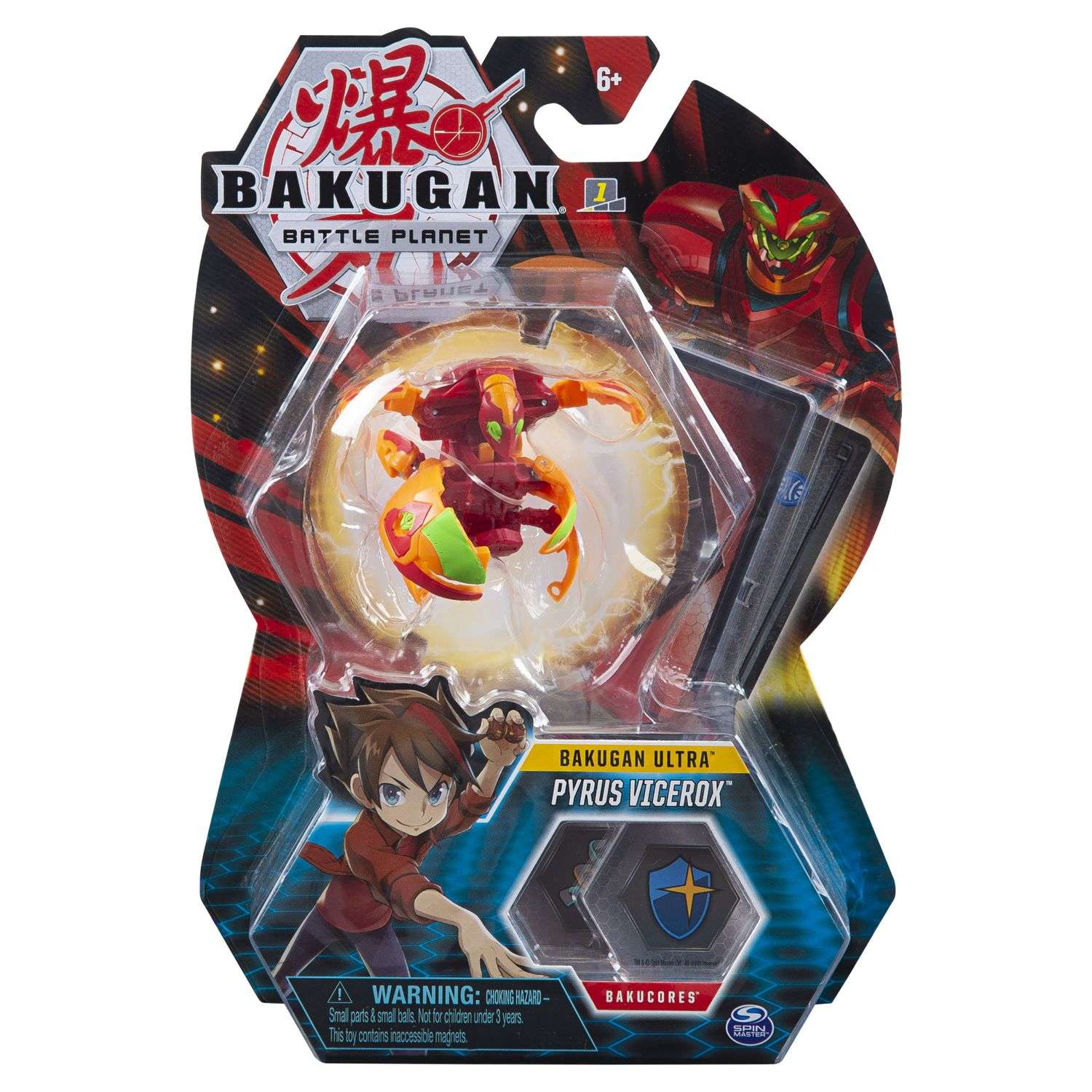 Фигурка-трансформер Bakugan Ультра Crab Red 6045146/20118138 - фото 2