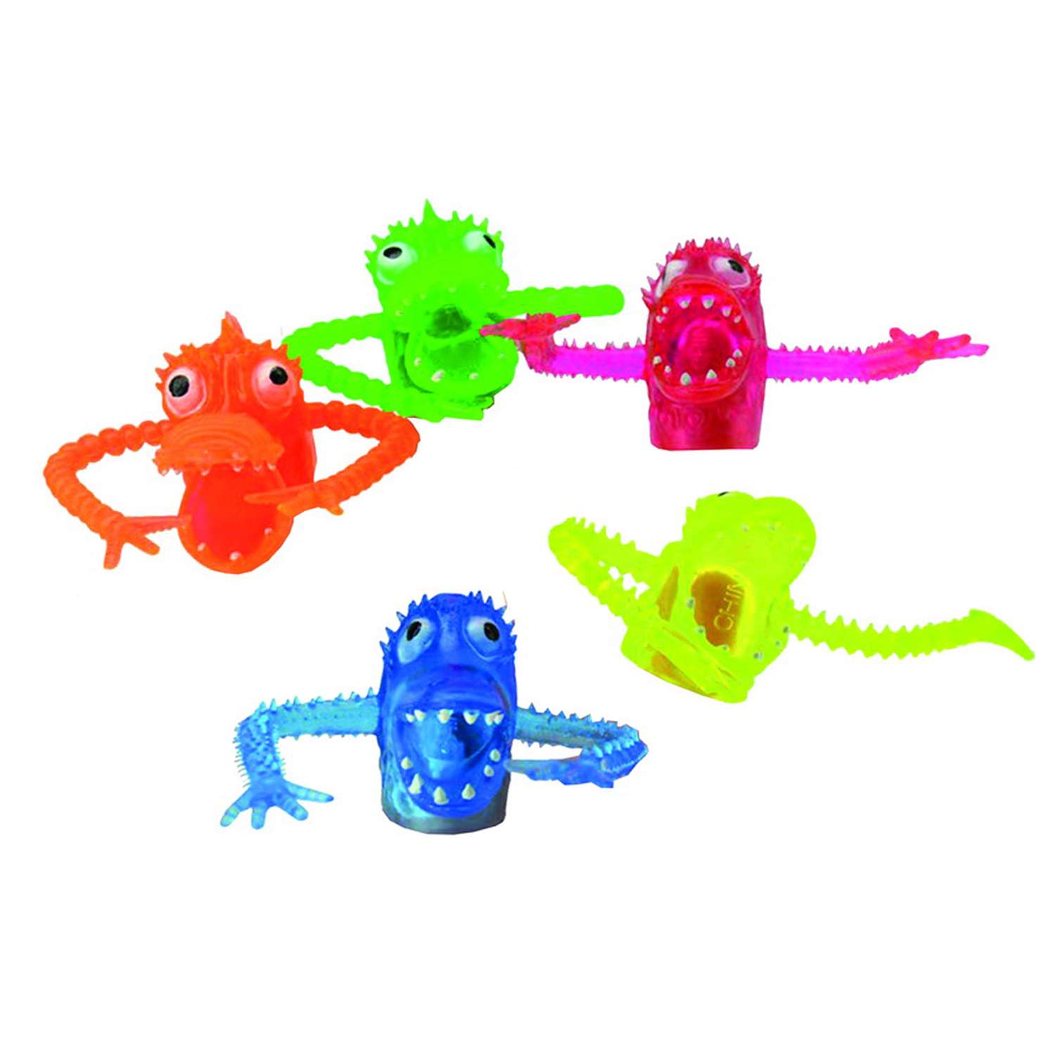 Набор пальчиковых игрушек Bradex Зубастики 5 шт DE 1168 - фото 1