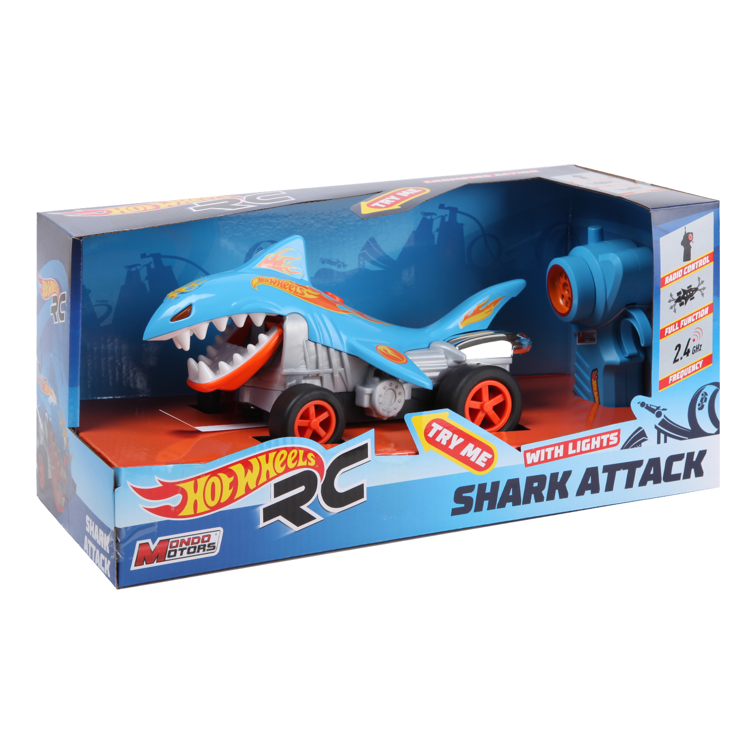 Машина Hot Wheels РУ Shark Attack 63504 купить по цене 199 ₽ в  интернет-магазине Детский мир