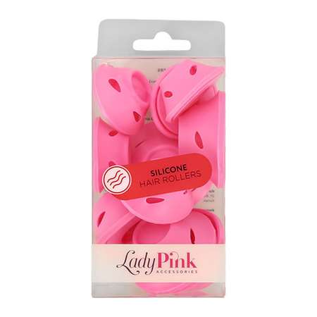 Бигуди Lady Pink силиконовые