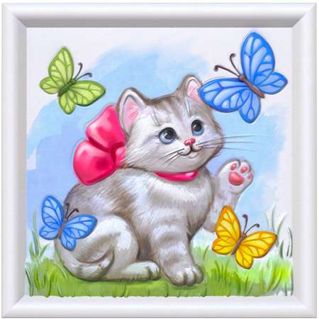 Панно раскраска LORI Котёнок