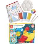 Детский игровой набор HAPE для творчества и рисования микс цветов с палитрой E1069_HP