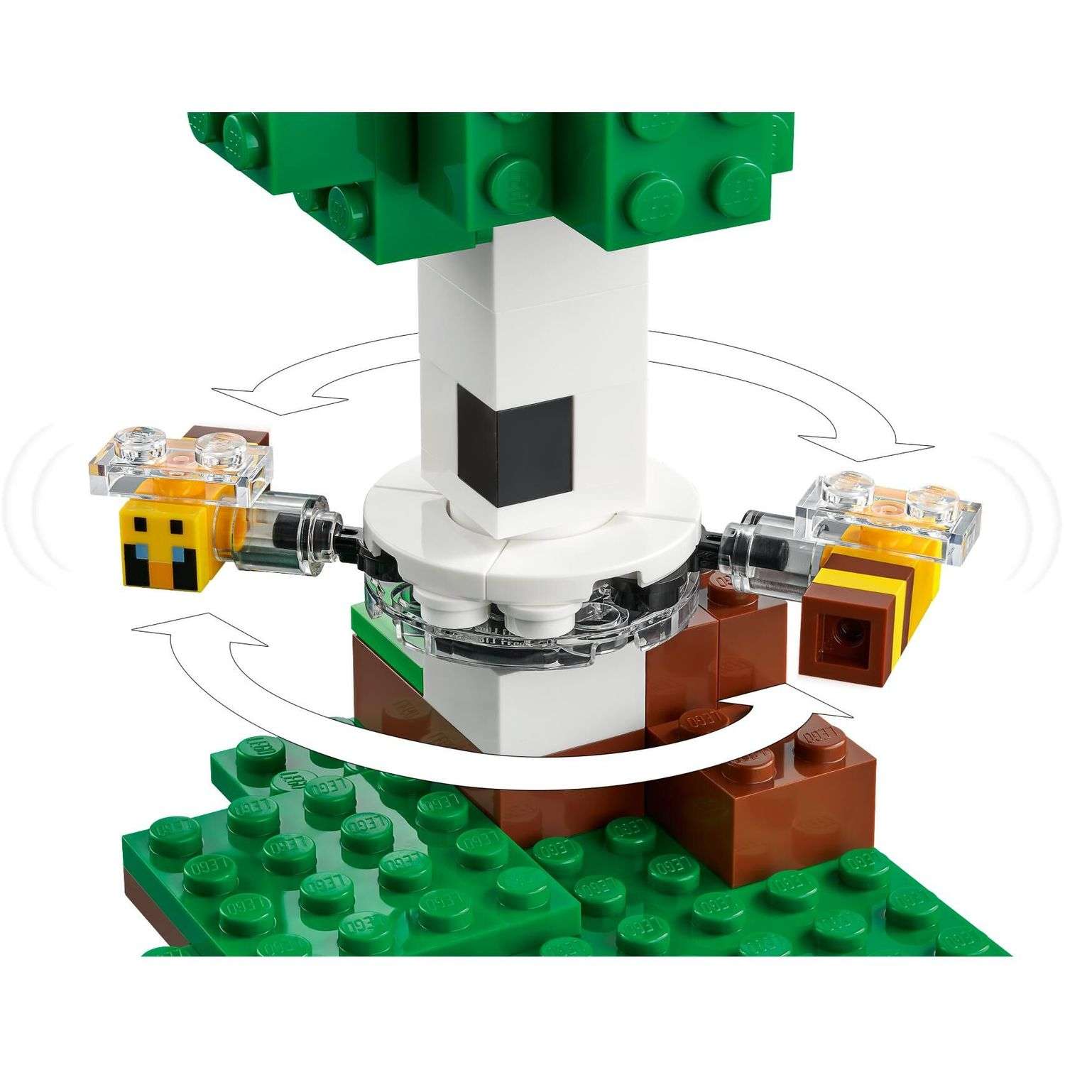 Конструктор LEGO Майнкрафт Пчелиный коттедж 21241 - фото 6