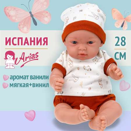 Испанская кукла для девочки Arias reborn мини реборн пупс реалистичная мягкая мягконабивная 28 см