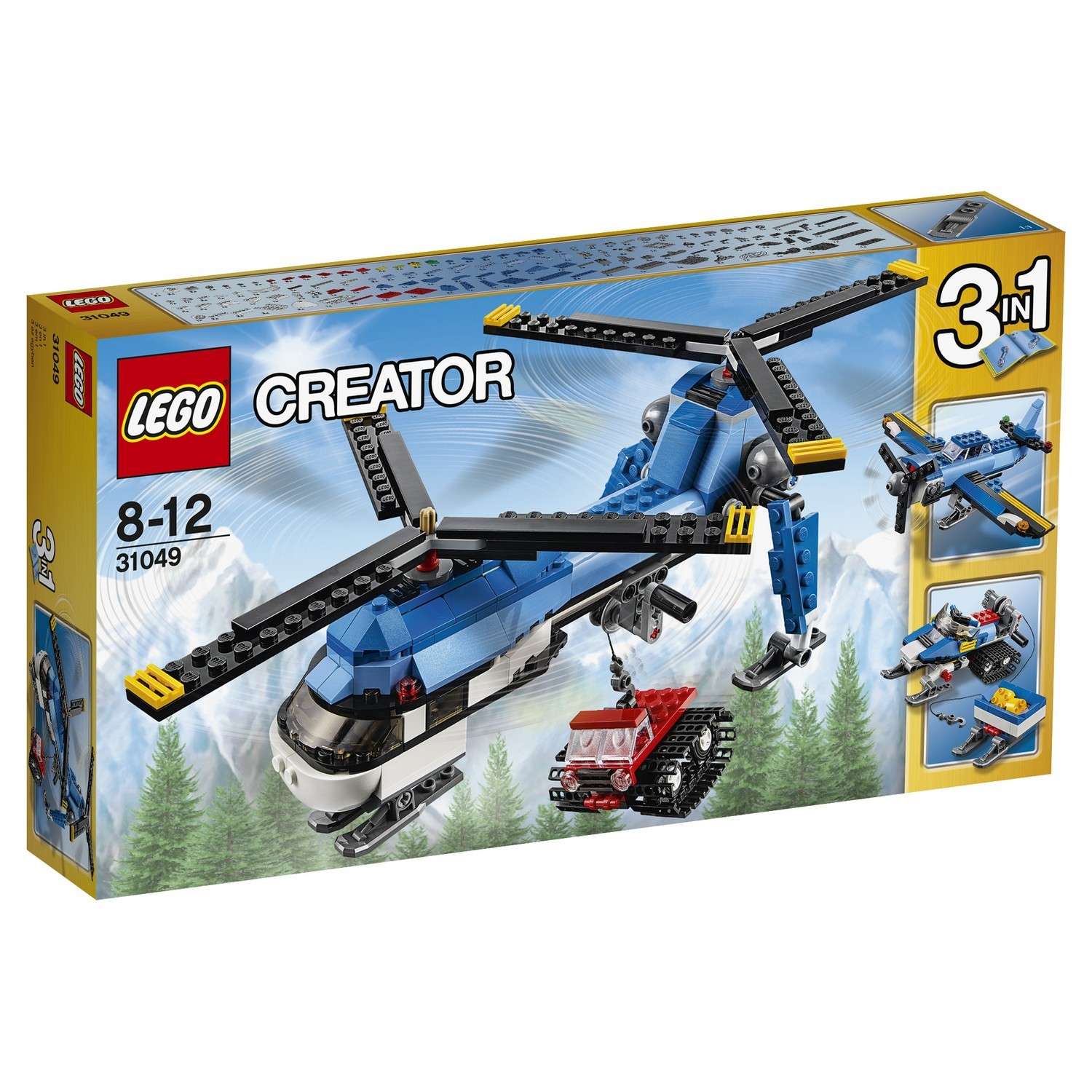 Конструктор LEGO Creator Двухвинтовой вертолёт (31049) - фото 2