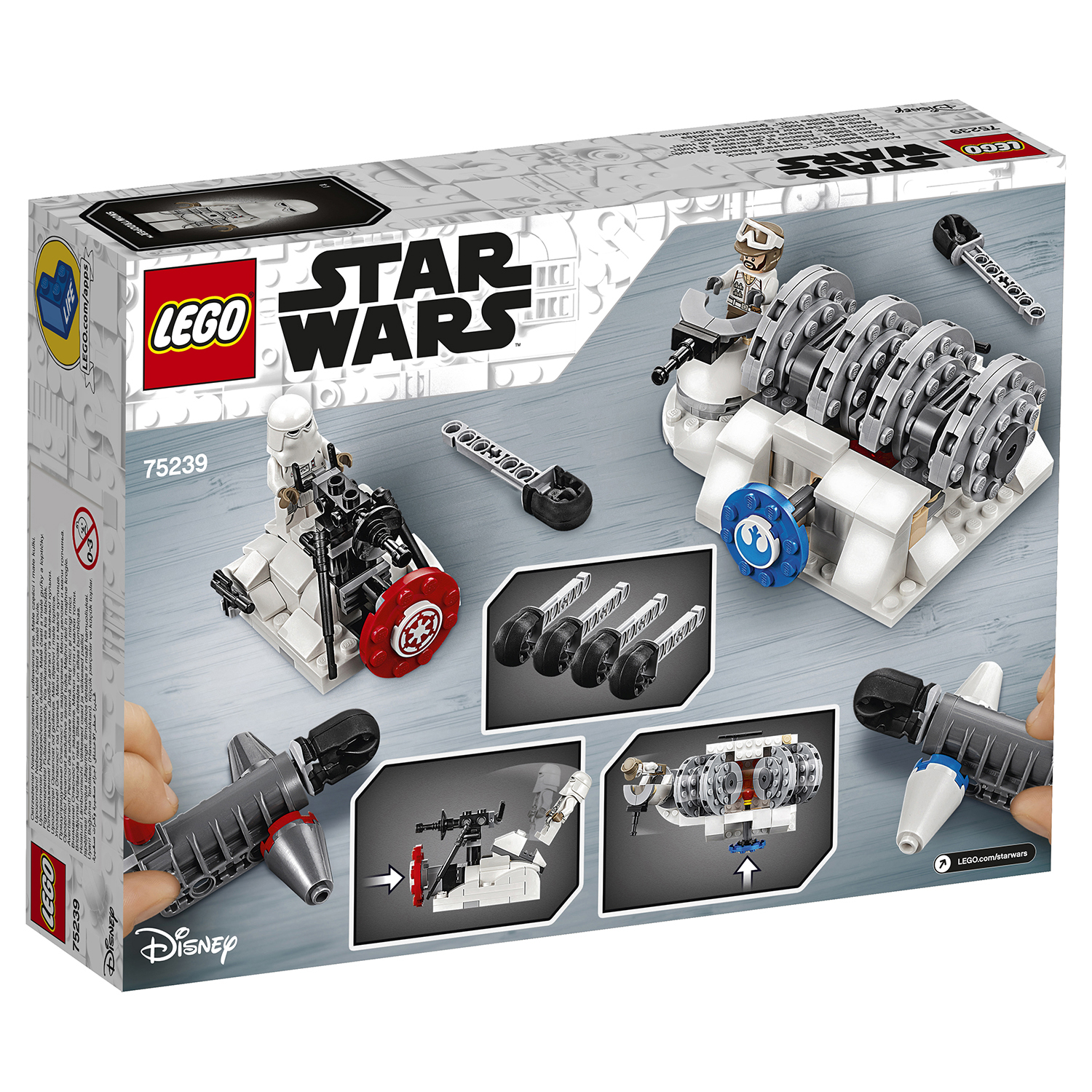 Конструктор LEGO Star Wars Разрушение генераторов на Хоте 75239 купить по  цене 999 ₽ в интернет-магазине Детский мир