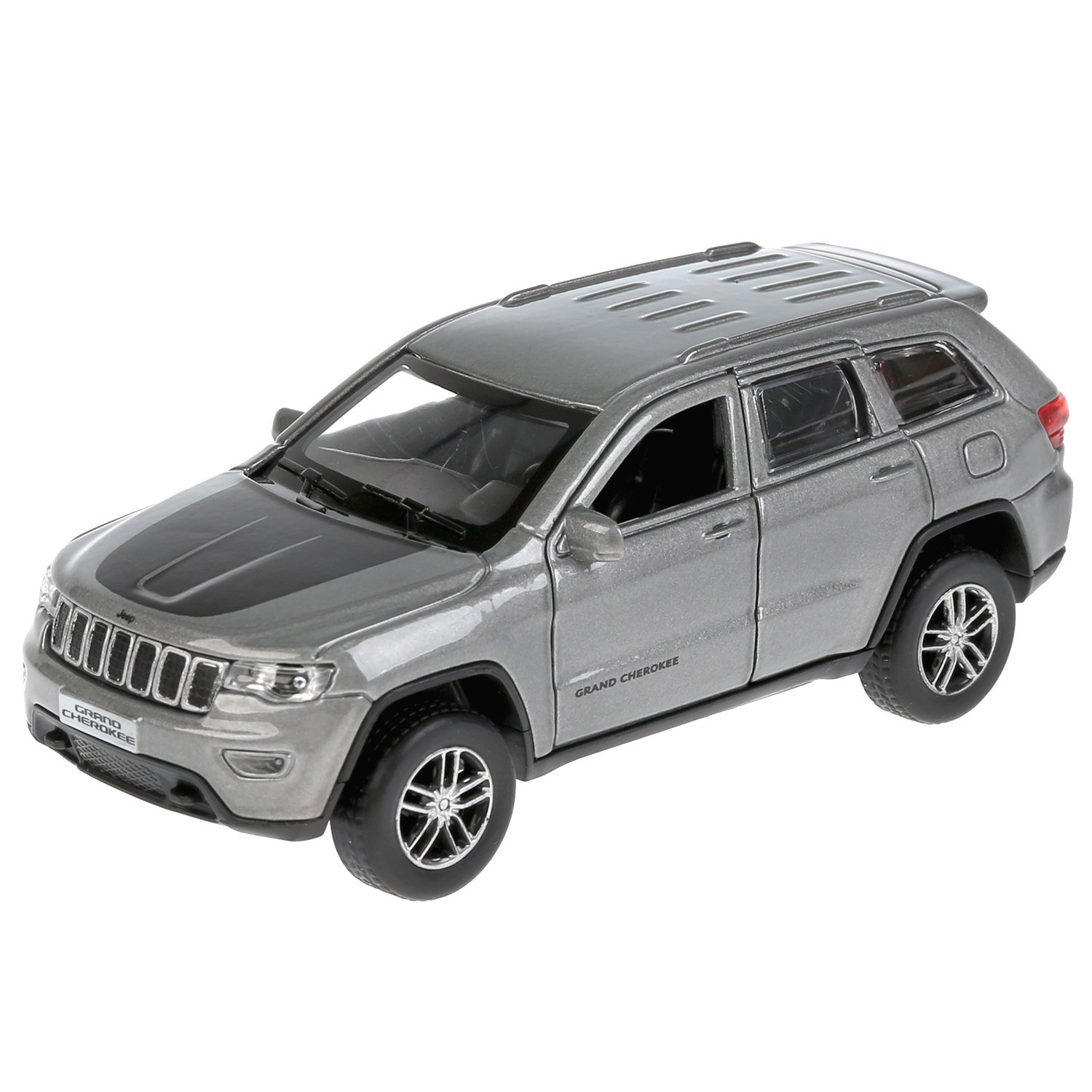 Машина Технопарк jeep grand cherokee 12 см. серый 289685