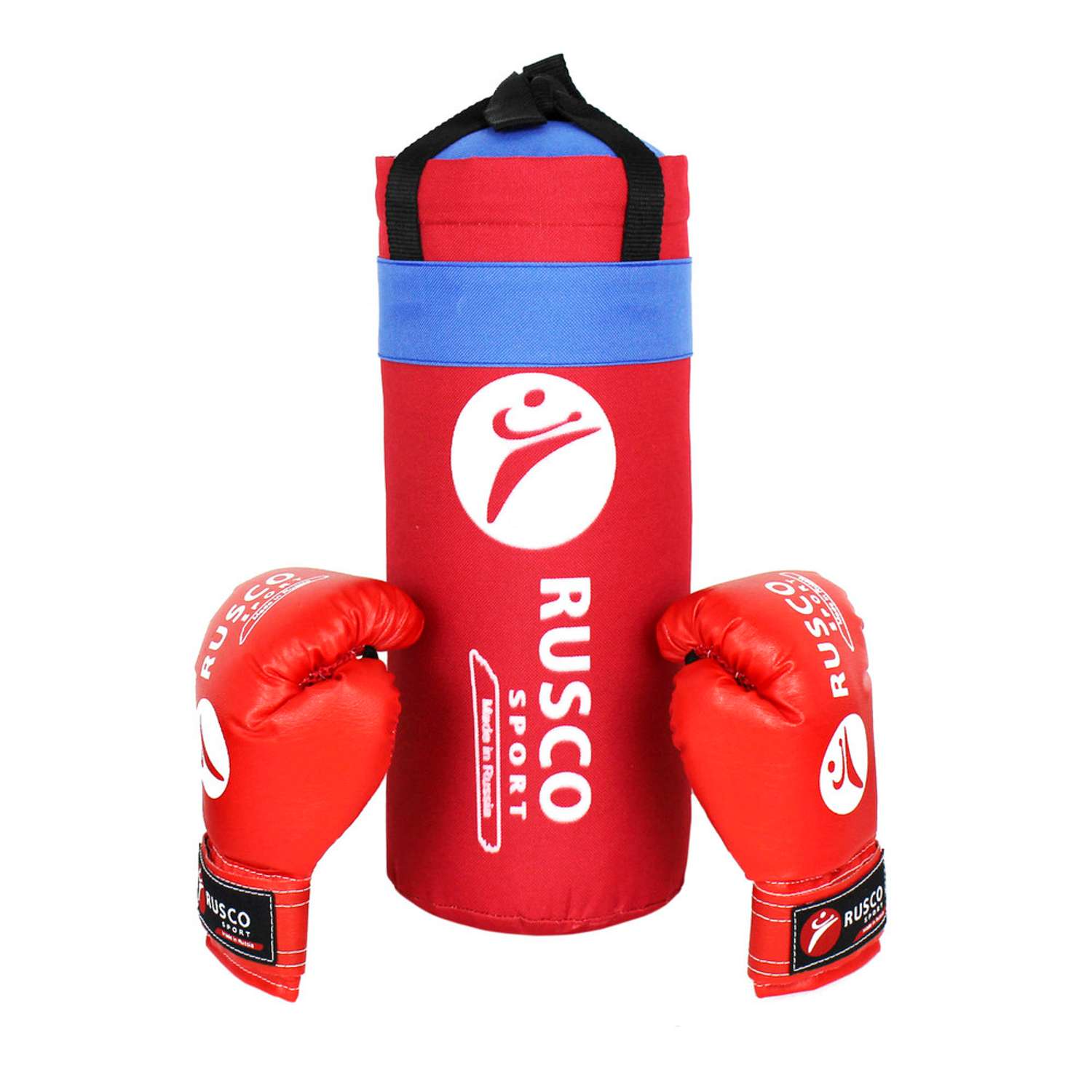 Набор для бокса RuscoSport красный 6OZ - фото 1