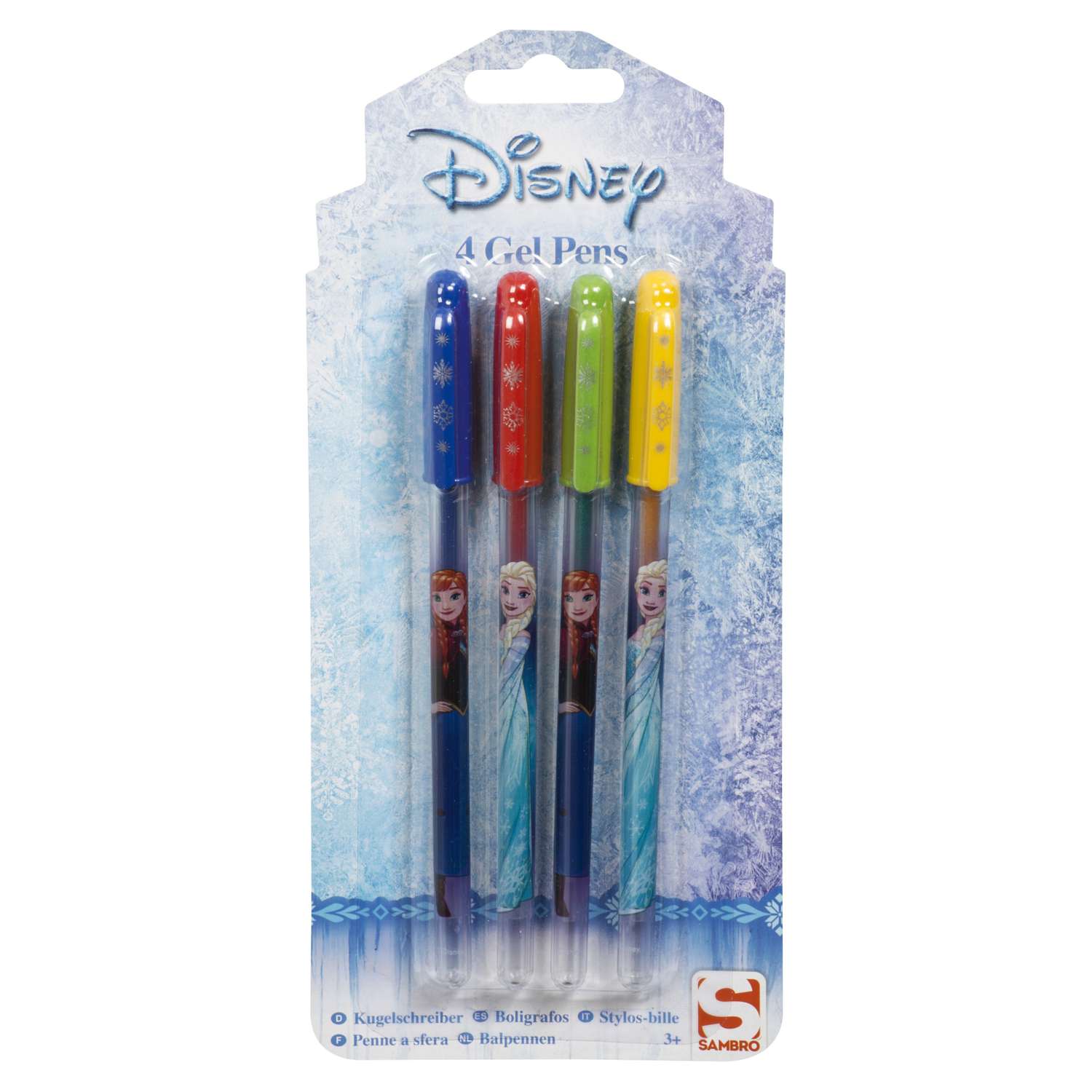 Набор Sambro Frozen Ручки гелевые 4 шт DFR8-630 - фото 1
