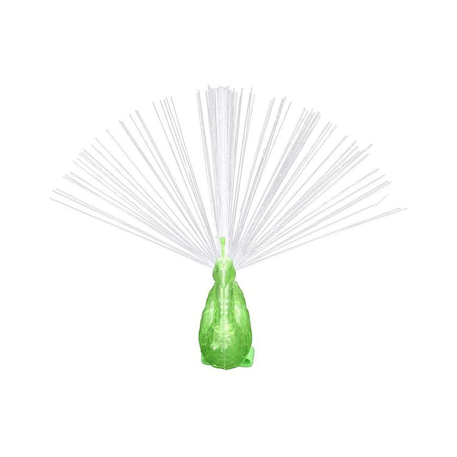 Игрушка светящаяся Uniglodis LED Павлин зеленый - фото 1
