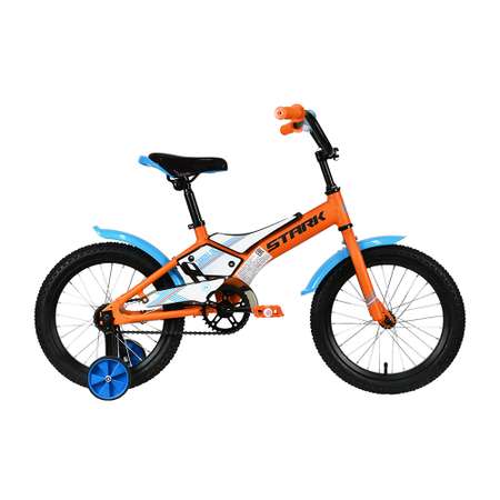 Велосипед Stark Tanuki 16 Boy оранжевый/голубой