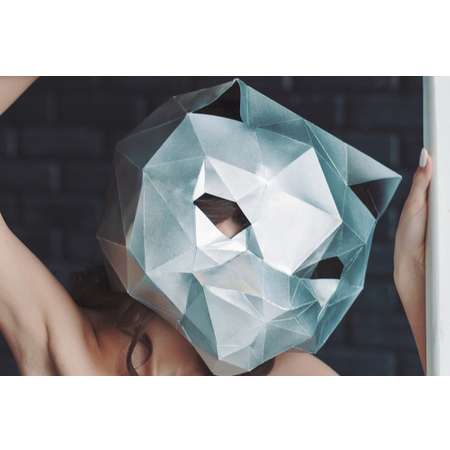 3D конструктор Стильный декор Оригами кошка