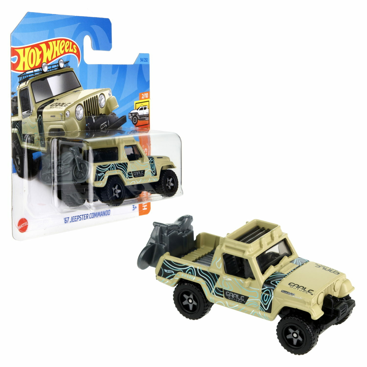 Коллекционная машинка Hot Wheels 67 Jeepster Commando