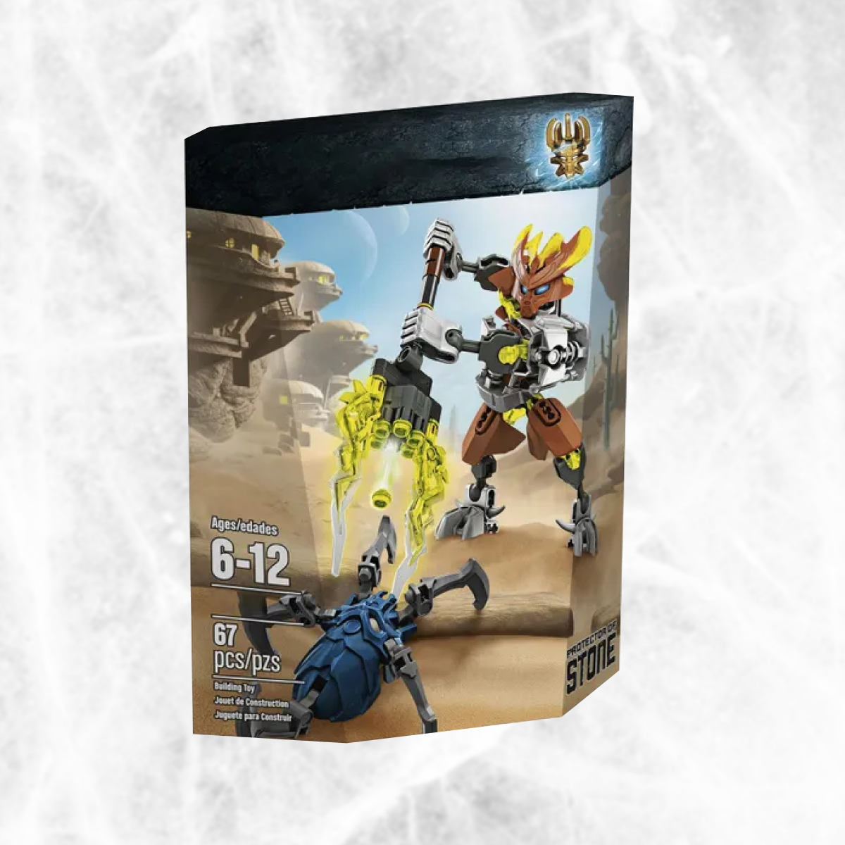 Игрушка LX Конструктор Bionicle Страж Камня 67 деталей - фото 7