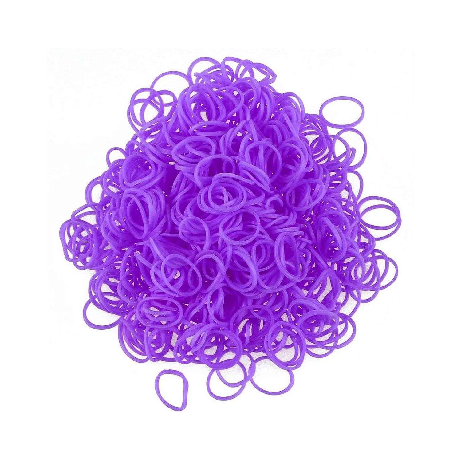 Набор резинок Ripoma 600 штук фиолетовые - фото 1