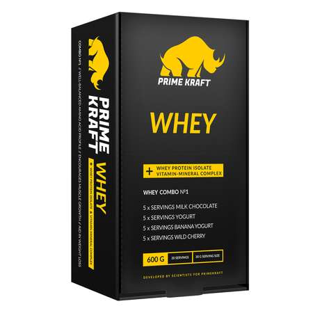 Коктейль Whey Протеин Prime Kraft Белково-витаминный combo №1 30гр*20шт