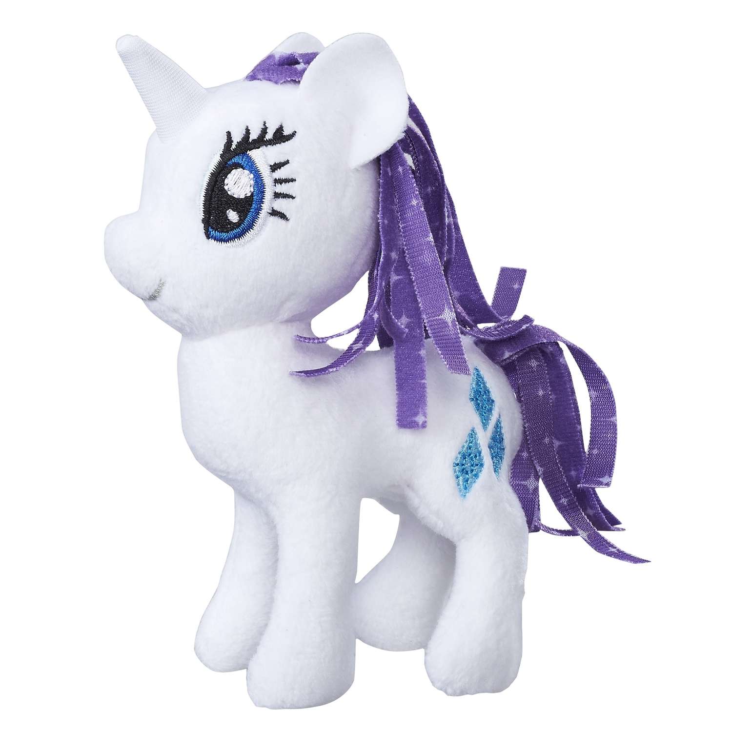 Игрушка мягкая My Little Pony Пони Рарити 2 с волосами C0104EU4 - фото 1