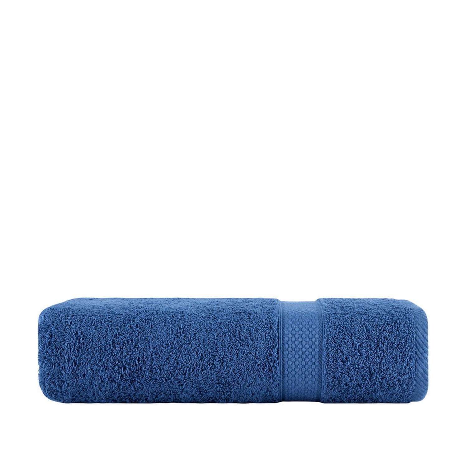 Полотенце для ванной Arya Home Collection однотонное 70х140 см Miranda Soft Темно-Синий - фото 2