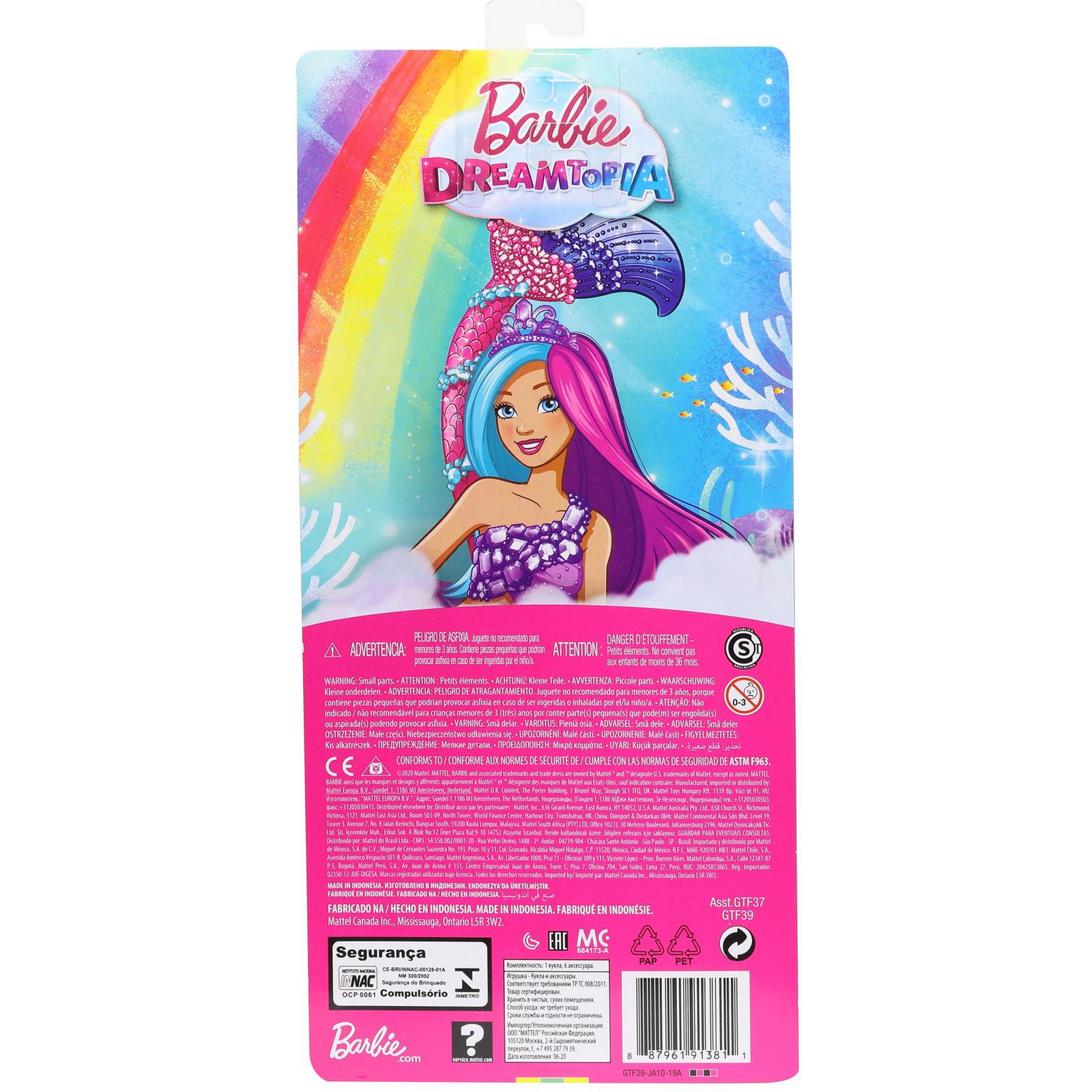 Кукла модельная Barbie GTF39 - фото 4
