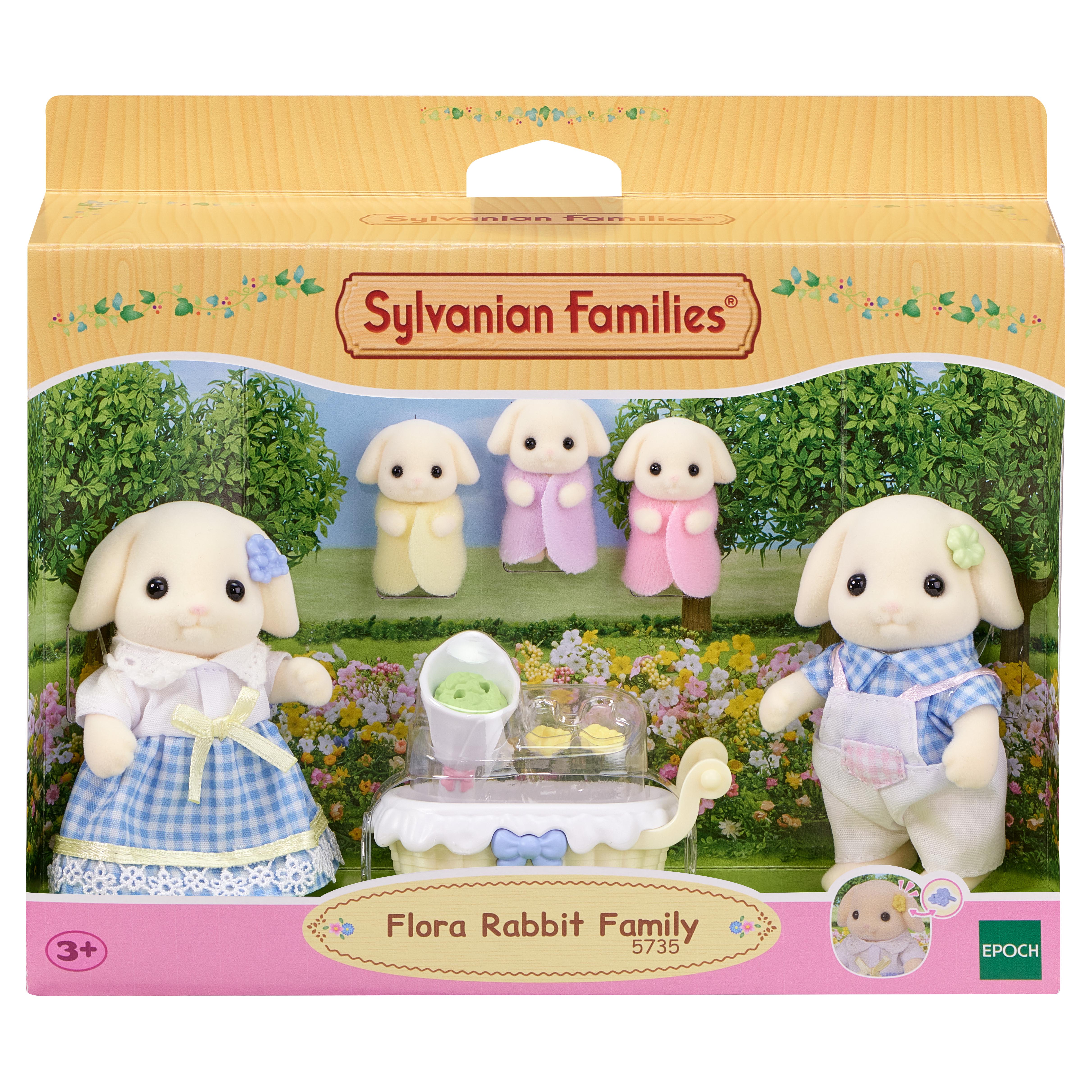 Набор Sylvanian Families Семья Цветочных кроликов 5735 - фото 1