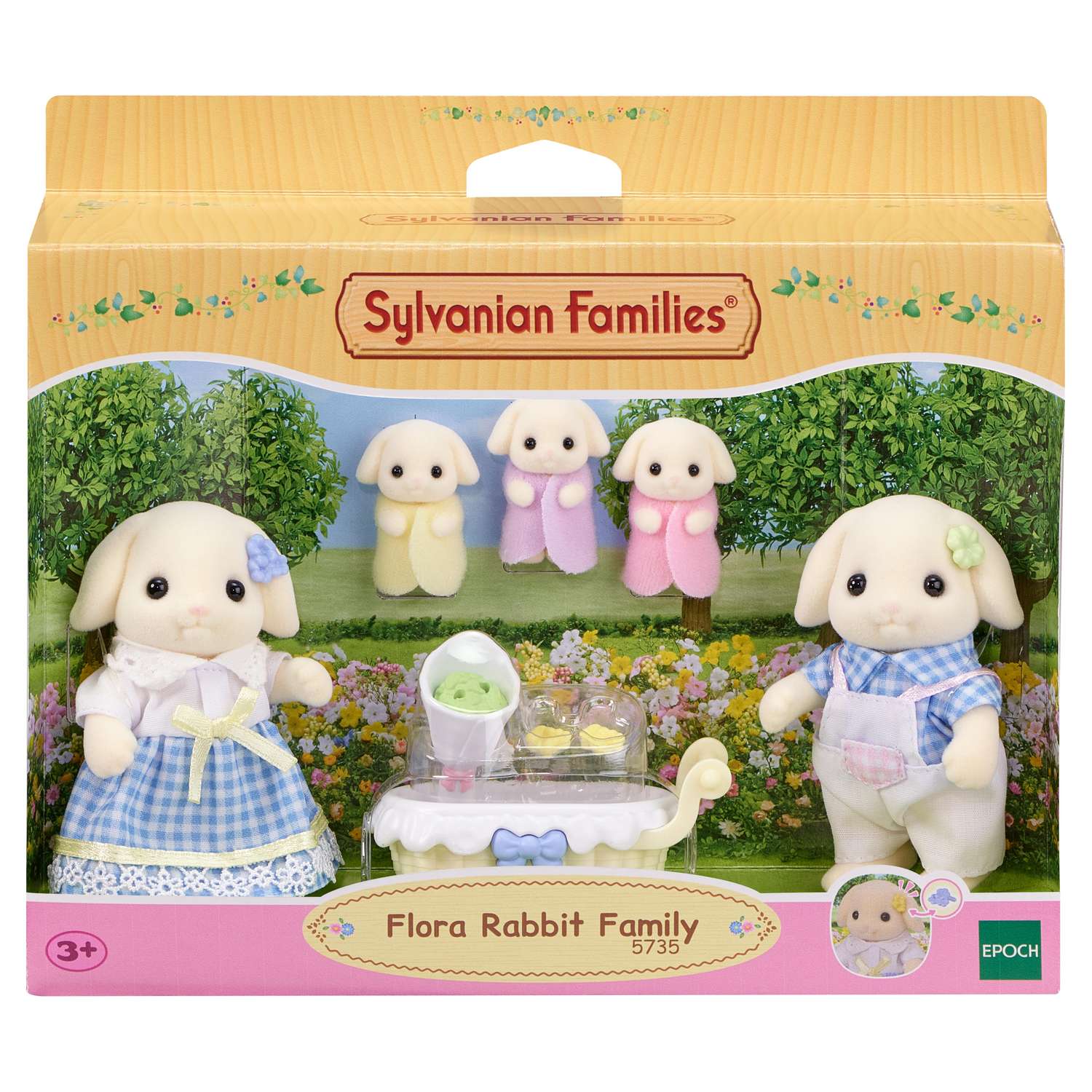 Набор Sylvanian Families Семья Цветочных кроликов 5735 - фото 1