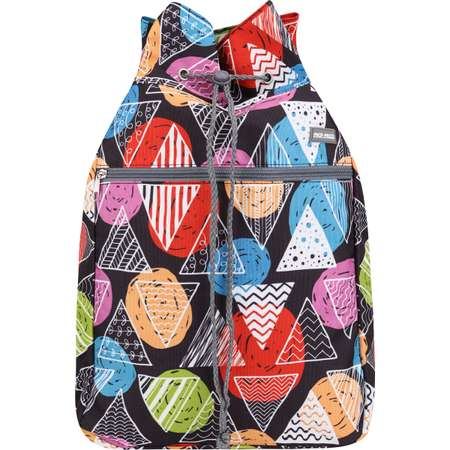 Рюкзак на шнурке Проф-Пресс Абстракция принт размер 27x46x15 см