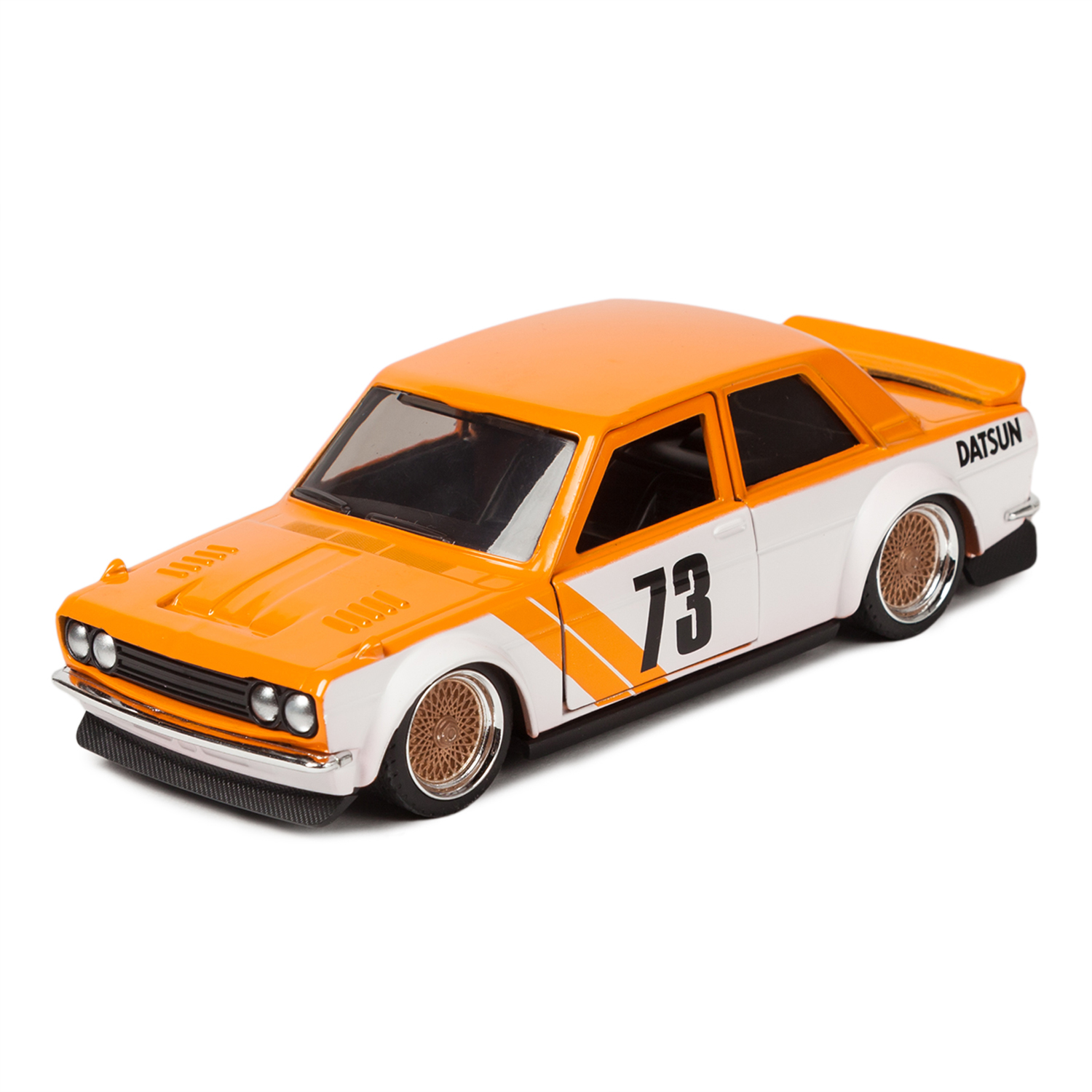 Машинка Jada 1:32 1973 Datsun 510-Wide Body-Free Rolling купить по цене 699  ₽ в интернет-магазине Детский мир