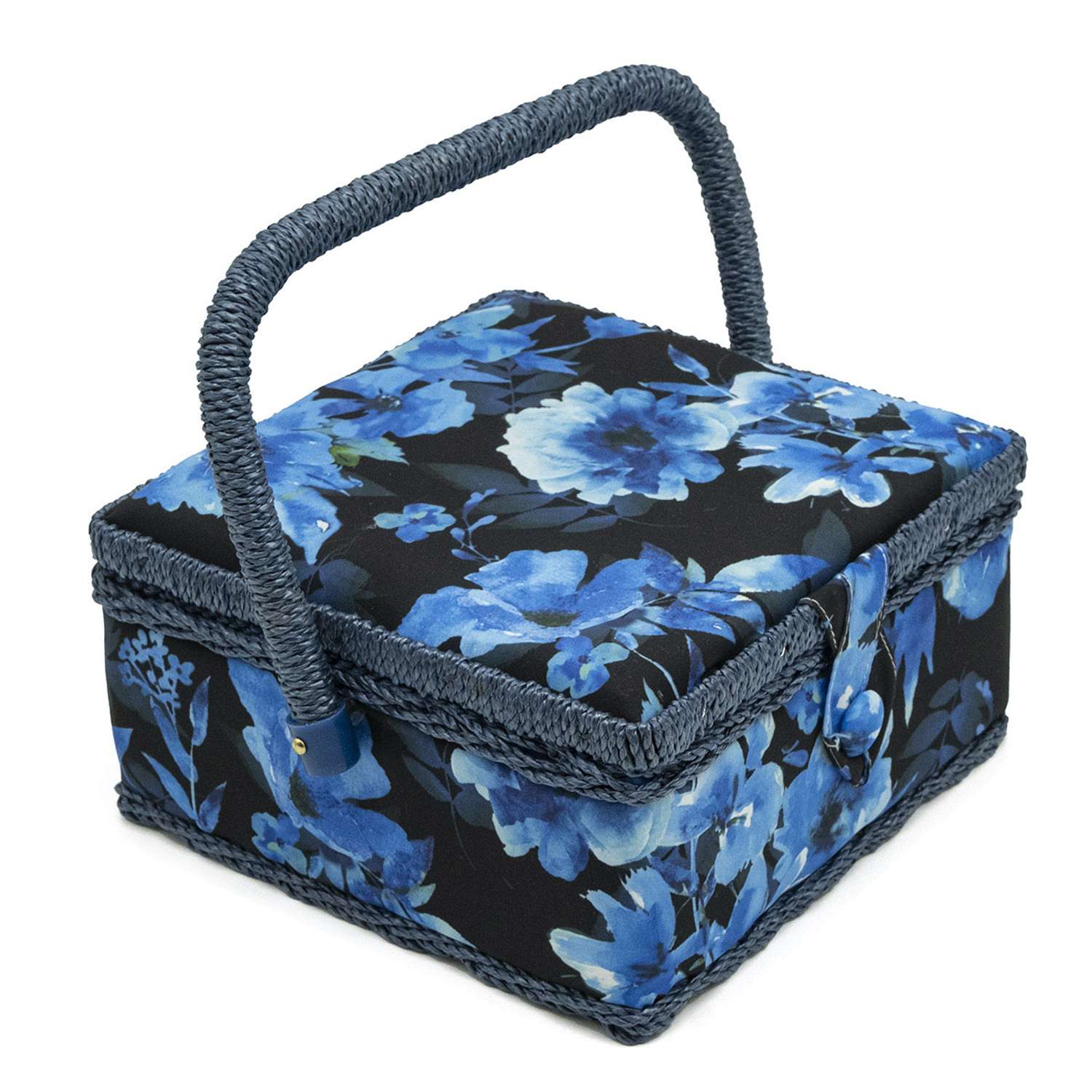 Шкатулка Hobby & Pro LY1633S PVC Tray малая декоративная Голубые цветы - фото 1