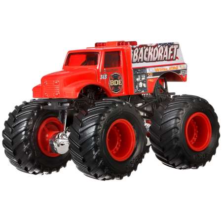 Машина Hot Wheels Monster Jam 1:64 Обратная тяга FLX36