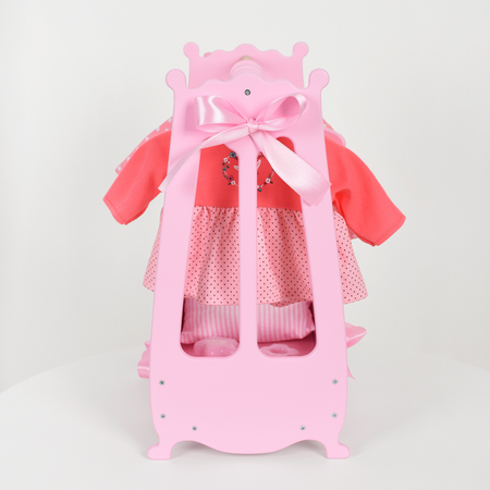 Вешалка Мега Тойс для кукольной одежды деревянная Diamond Princess