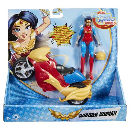 Набор игровой DC Hero Girls Фигурка с мотоциклом в ассортименте DVG72