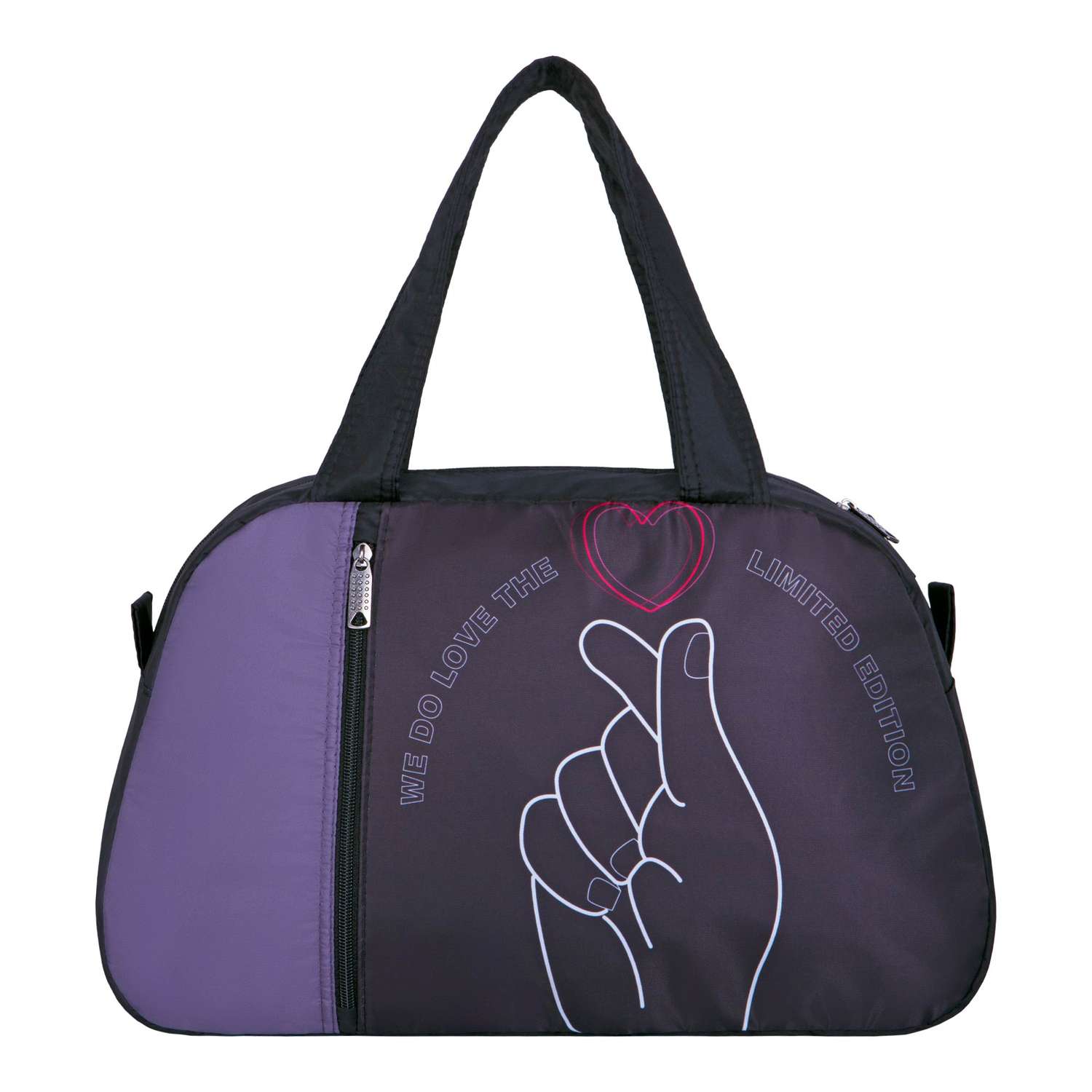Спортивная сумка ACROSS FM-20 цвет черный 26х41х16 см - фото 1