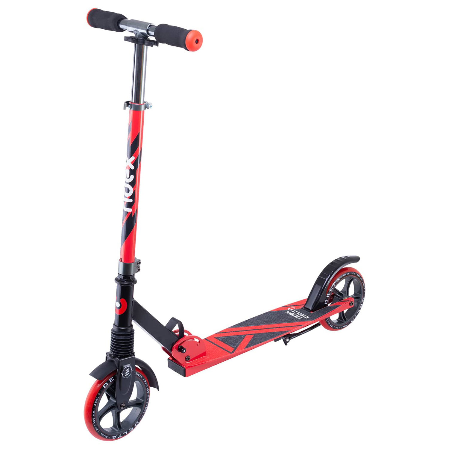 Самокат RIDEX двухколесный Scooter 2 wheels Delta 180 red - фото 1