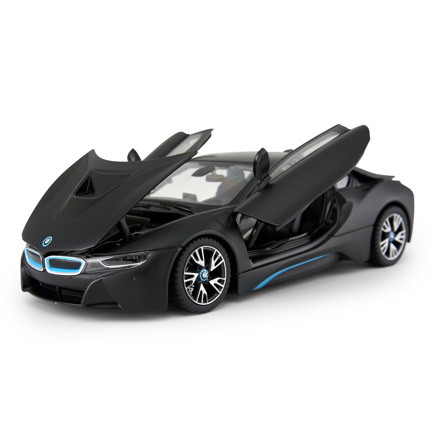 Машина металлическая RASTAR 56500B BMW i8 черный 1:24